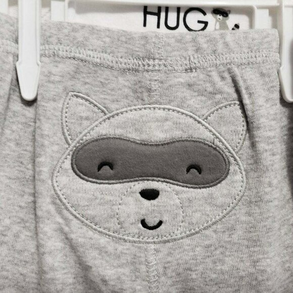 Carter's Baby Boy 3 PC Set 9 Months Bodysuits Pants Gray NWT - Picture 6 of 8